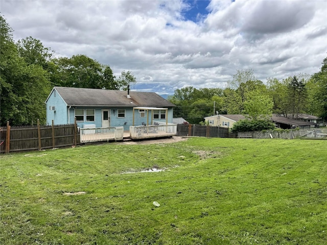 285 Riley Rd, New Windsor, NY 12553 - back of property with a deck