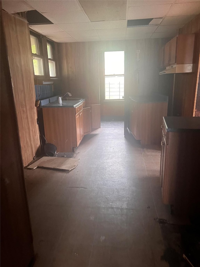 95 W Van Ness St, Newburgh, NY 12550 - bar featuring a paneled ceiling and a sink