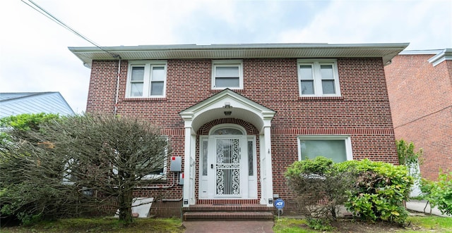 42-32 204th St, Bayside, NY 11361 - view of front facade with brick siding
