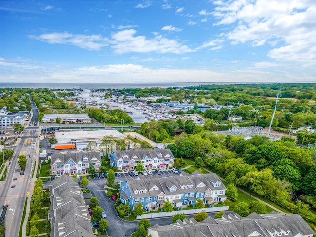 135 Rosebud Ct Unit 135, Patchogue, NY 11772 - drone / aerial view of a large body of water