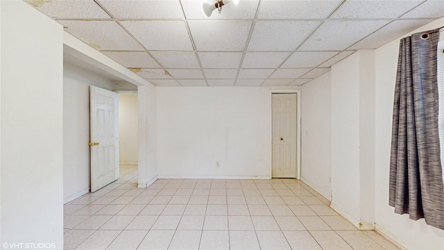 3 Caledonia Cir, Highland Mills, NY 10930 - unfurnished room with a drop ceiling and baseboards