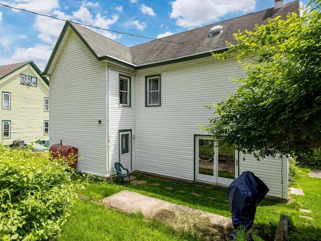 4217 Rte 9w, Saugerties, NY 12477 - rear view of property featuring a shingled roof and heating fuel