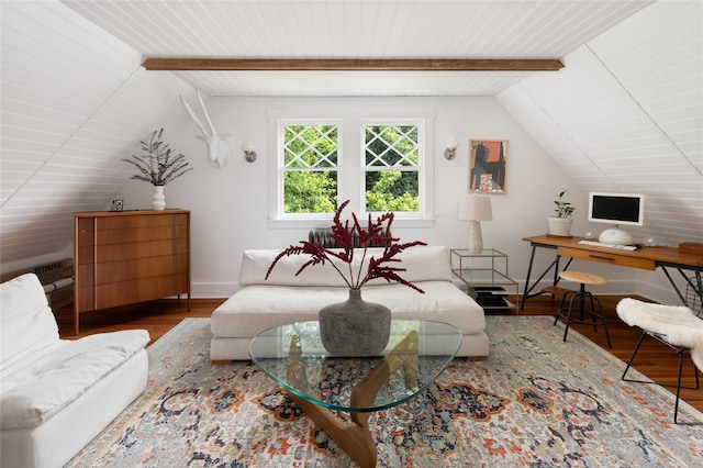 305 Park Hill Ave, Yonkers, NY 10705 - living room with wood finished floors and wood ceiling