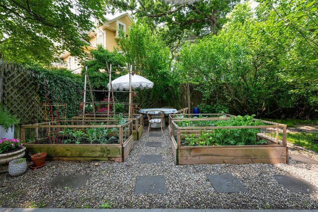 305 Park Hill Ave, Yonkers, NY 10705 - surrounding community featuring a vegetable garden