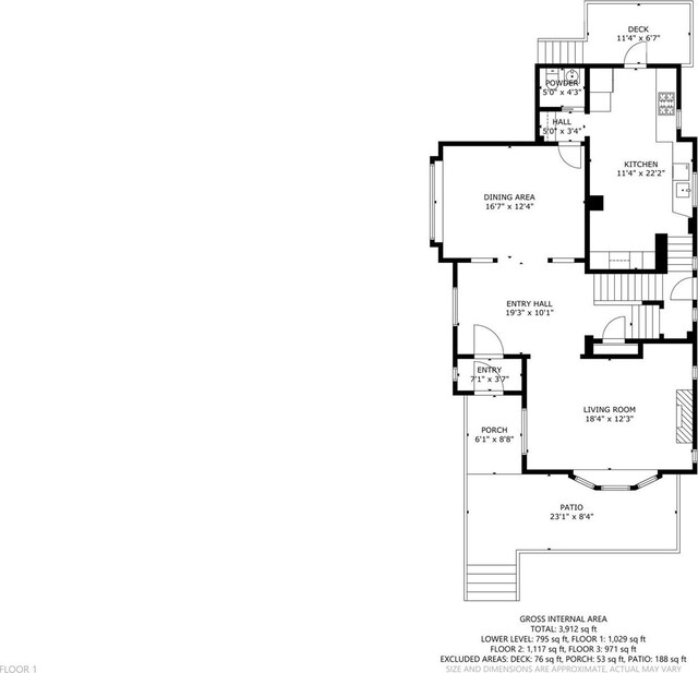 305 Park Hill Ave, Yonkers, NY 10705 - view of property floor plan