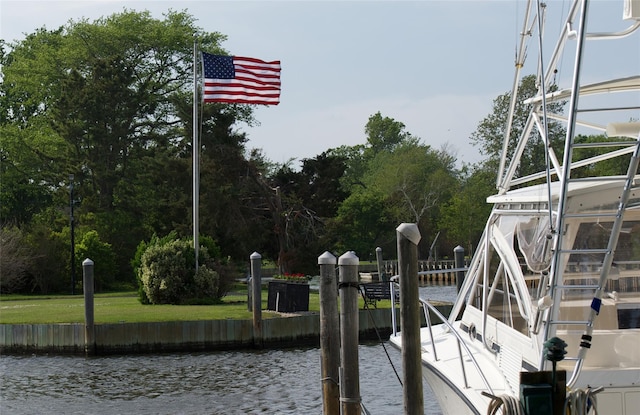 82 Harbour Ln, Bay Shore, NY 11706 - dock featuring a water view
