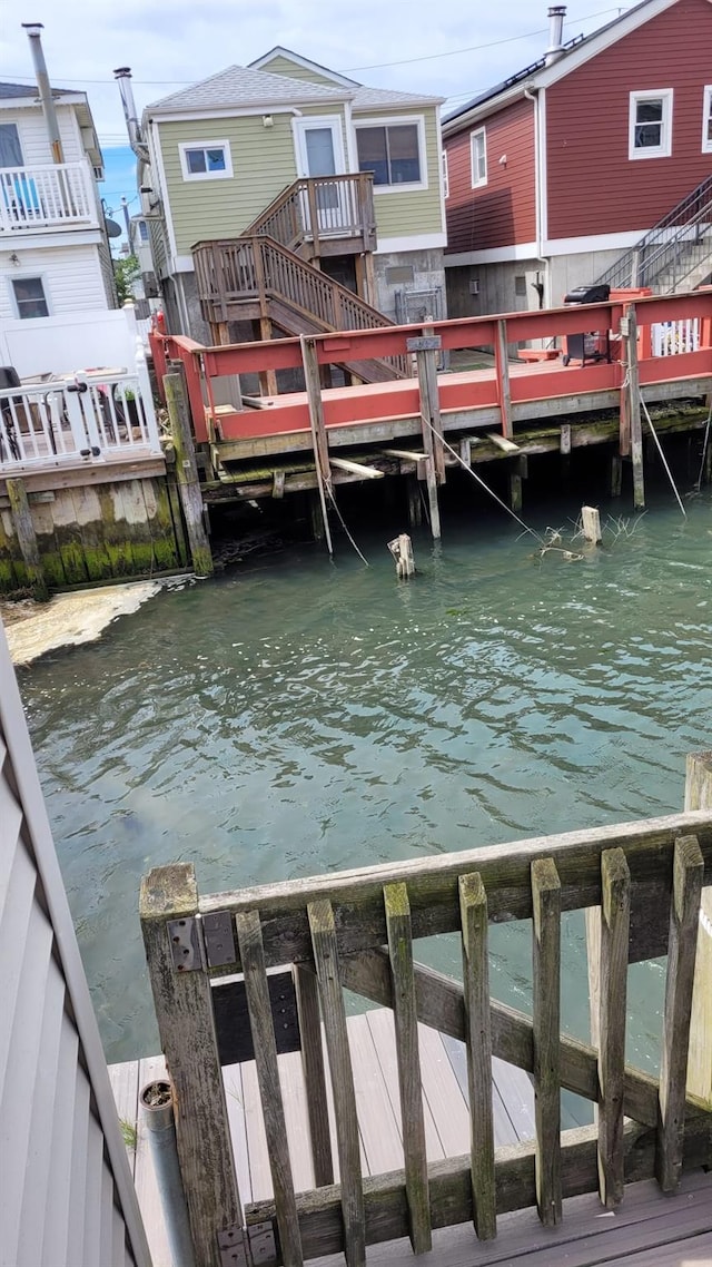 10 W 15th Rd, Broad Channel, NY 11693 - dock area featuring a water view
