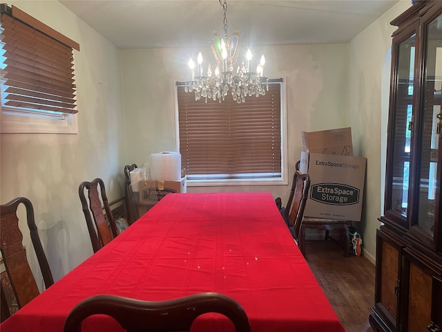 1037 E 214th St, Bronx, NY 10469 - dining area with a chandelier and wood finished floors