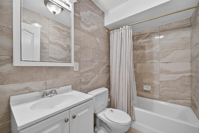15 Dr Frank Rd, Spring Valley, NY 10977 - full bathroom with tile walls, vanity, and shower / bath combo