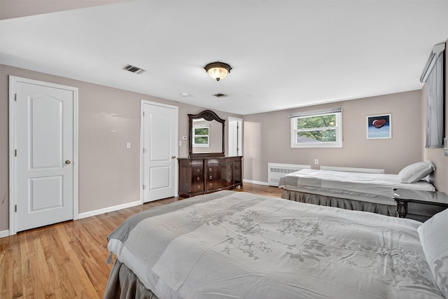 15 Dr Frank Rd, Spring Valley, NY 10977 - bedroom with radiator, multiple windows, and light wood-style flooring