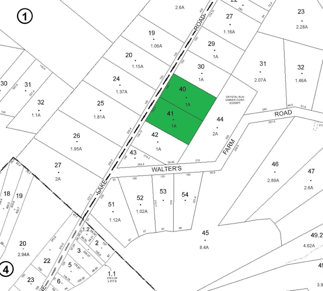22 Bodine Lake Rd, Call Listing Agent, NY 12792 - map of parcels