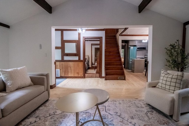 22 Mount Laurel Rd, Greenfield Park, NY 12435 - living area with light wood finished floors and stairway
