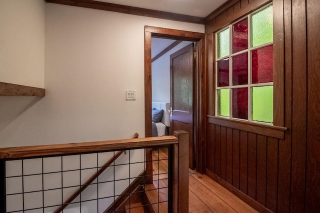 22 Mount Laurel Rd, Greenfield Park, NY 12435 - stairs with wood finished floors