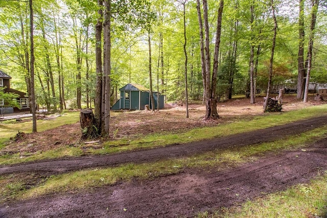 22 Mount Laurel Rd, Greenfield Park, NY 12435 - view of yard featuring a forest view