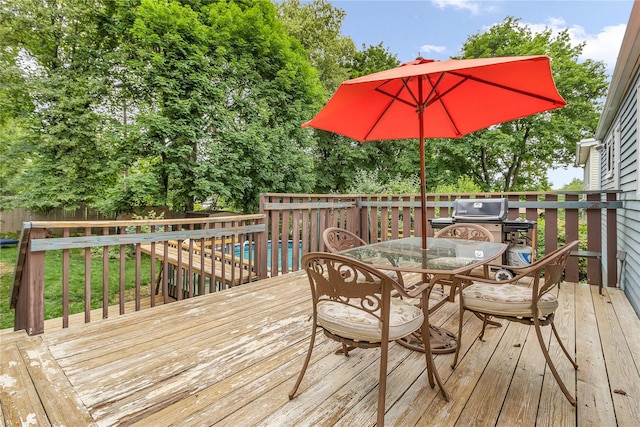 8 Cedar St, Tappan, NY 10983 - wooden deck with outdoor dining space