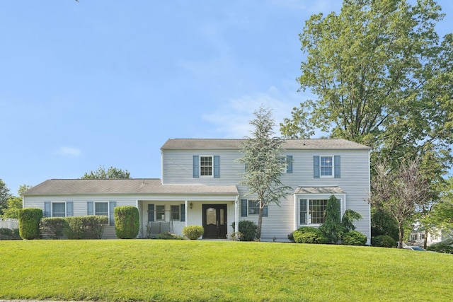 2 Sagamore Ave, Suffern, NY 10901 - view of front facade with a front lawn and covered porch