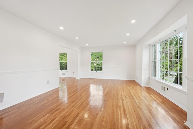 2 Sagamore Ave, Suffern, NY 10901 - spare room with light wood-type flooring and recessed lighting