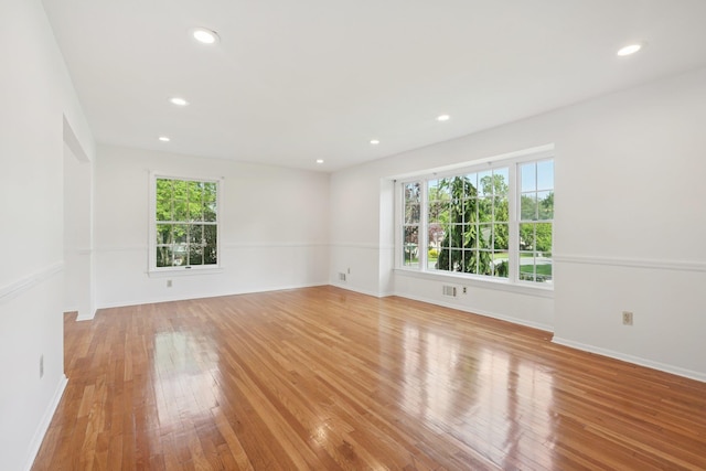 2 Sagamore Ave, Suffern, NY 10901 - unfurnished room with healthy amount of natural light, light wood-style floors, and recessed lighting