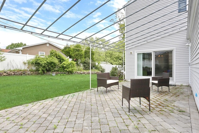2 Sagamore Ave, Suffern, NY 10901 - view of patio featuring an outdoor hangout area