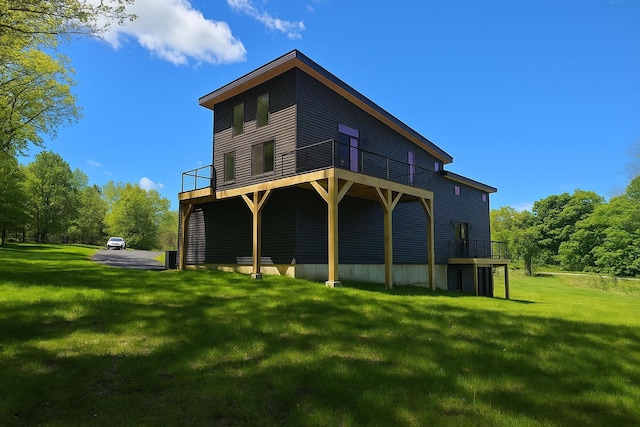 30 Coleman Dr, Campbell Hall, NY 10916 - back of house featuring a yard and a deck
