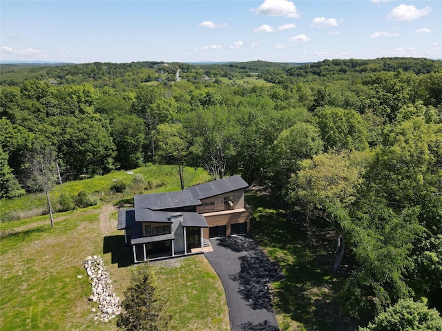 30 Coleman Dr, Campbell Hall, NY 10916 - view from above of property featuring a heavily wooded area