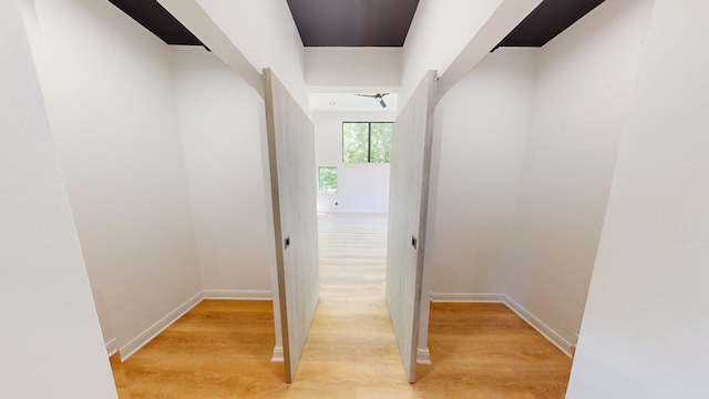 30 Coleman Dr, Campbell Hall, NY 10916 - corridor with light wood-type flooring and baseboards