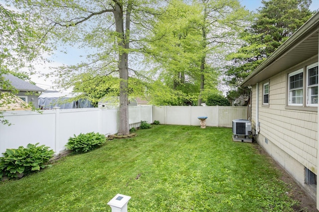 1 Angelica Ct, West Babylon, NY 11704 - view of yard with central AC unit