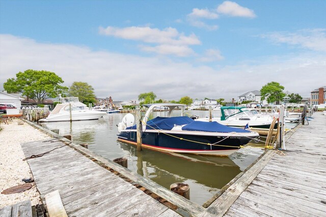 1 Angelica Ct, West Babylon, NY 11704 - dock area featuring a water view