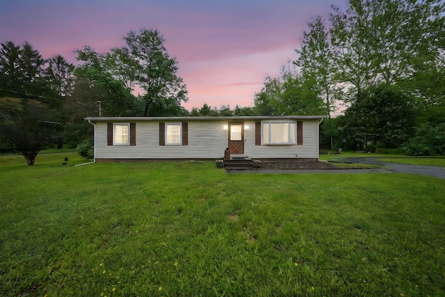 1 Schoolhouse Ln, Port Jervis, NY 12771 - view of front facade featuring a front lawn