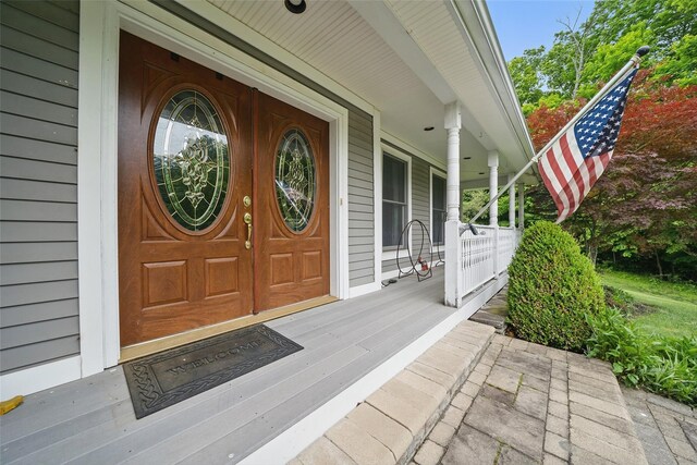 7 Gabriels Dr, Chester, NY 10918 - doorway to property with covered porch