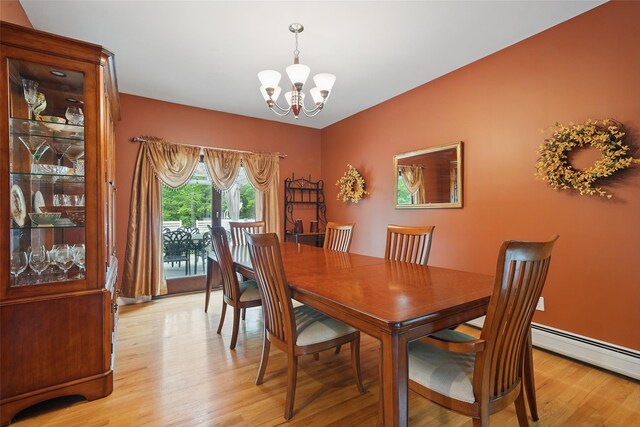 7 Gabriels Dr, Chester, NY 10918 - dining space with a chandelier and light wood-style floors