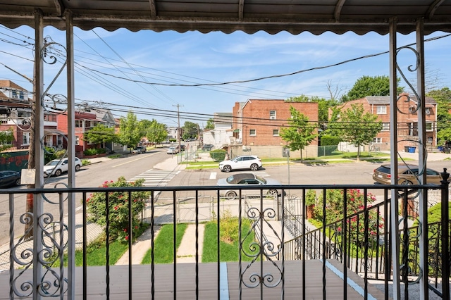 1149 E 219th St, Bronx, NY 10469 - balcony with a residential view
