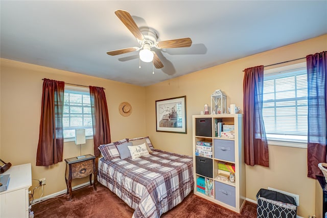 8 Baylor Dr, Smithtown, NY 11787 - bedroom featuring dark colored carpet, multiple windows, and baseboards