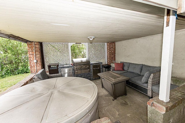 31 Heminway Ave, New Rochelle, NY 10801 - view of patio / terrace featuring outdoor lounge area, area for grilling, and outdoor dining space