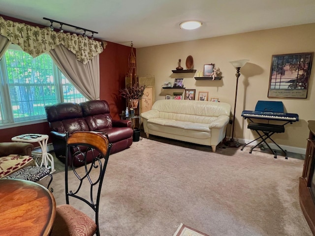 75A Enfield Ct Unit 75A, Ridge, NY 11961 - carpeted living room featuring baseboards