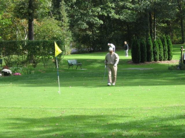 75A Enfield Ct Unit 75A, Ridge, NY 11961 - view of property's community featuring a putting area and a yard