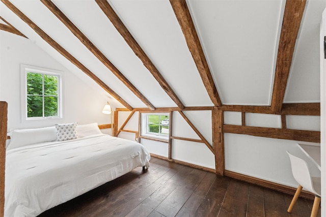 3 Pheasant Ln, Remsenburg, NY 11960 - bedroom with multiple windows, dark wood-style flooring, and baseboards