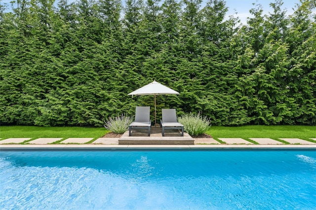 3 Pheasant Ln, Remsenburg, NY 11960 - outdoor pool featuring a yard
