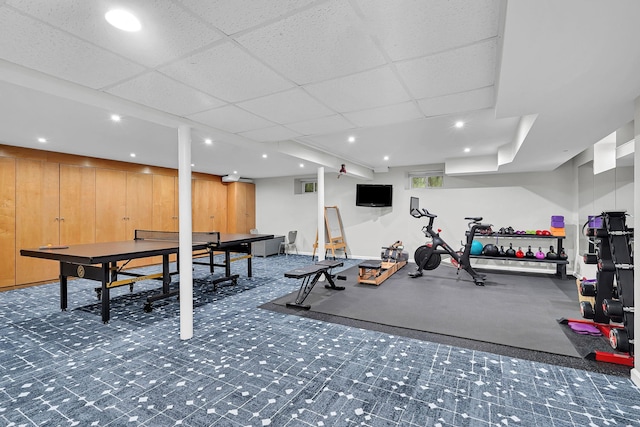9 Springdale Rd, Scarsdale, NY 10583 - exercise area with recessed lighting