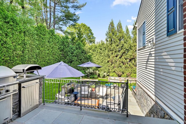 9 Springdale Rd, Scarsdale, NY 10583 - view of patio with a balcony