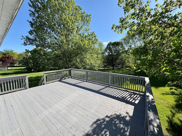 25 White Farm Rd, Wingdale, NY 12594 - wooden deck featuring a yard and view of wooded area