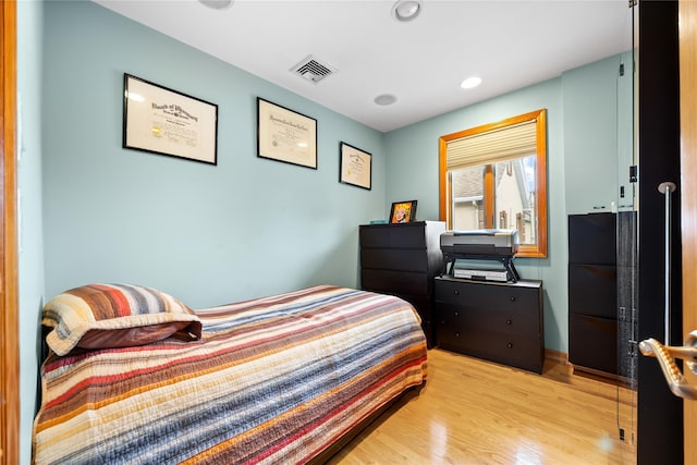 154-16 13th Ave, Whitestone, NY 11357 - bedroom featuring light wood finished floors and recessed lighting