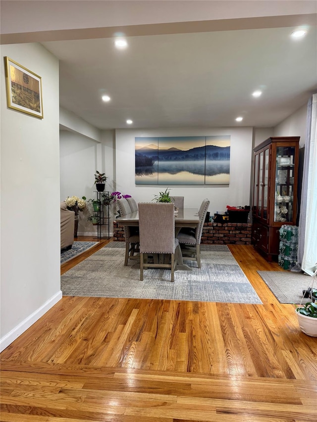 2337 Sycamore Ave, Ronkonkoma, NY 11779 - dining space featuring wood finished floors, recessed lighting, and baseboards