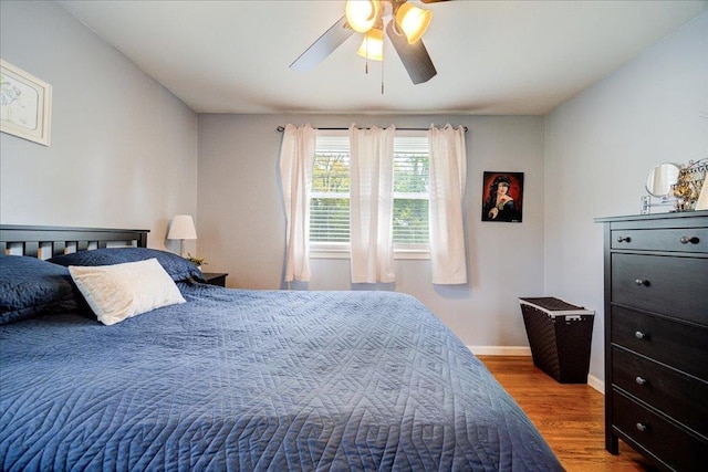 26 Booth Blvd, Wappingers Falls, NY 12590 - bedroom with wood finished floors, baseboards, and ceiling fan