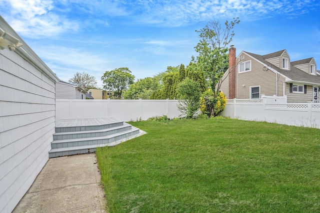 3061 Xavier Ct, Oceanside, NY 11572 - view of yard featuring a wooden deck