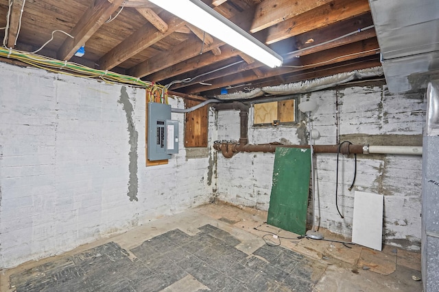3061 Xavier Ct, Oceanside, NY 11572 - unfinished basement with electric panel