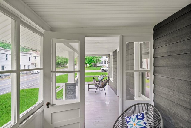 858 N Branch Hortonville Rd, North Branch, NY 12745 - sunroom / solarium with healthy amount of natural light and wood finished floors