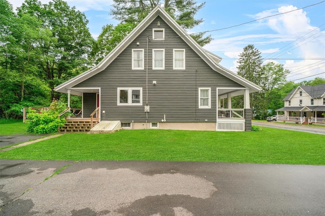 858 N Branch Hortonville Rd, North Branch, NY 12745 - view of home's exterior featuring a yard