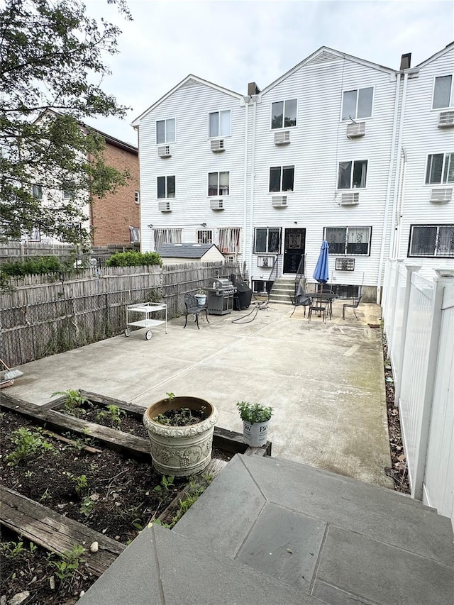 3665 Varian Ave, Bronx, NY 10466 - view of patio / terrace featuring entry steps and a vegetable garden