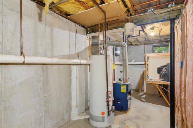 49 Tallmadge Trl, Miller Place, NY 11764 - below grade area featuring water heater